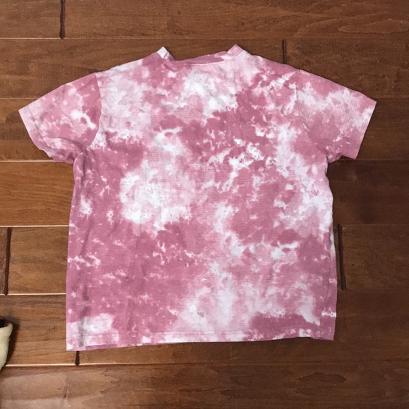 Pink tie dye t-shirt - Picture 3 of 3